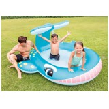 Intex: Spriccelős bálna medence 201x196x91cm