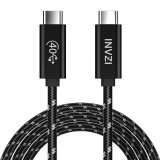 INVZI USB-C / USB4.0 Gen3 Cable 240W 40Gbps, 1m (Black)