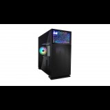 InWin N127 táp nélküli ablakos ház fekete (IW-CS-N127BLK-1AL120) (IW-CS-N127BLK-1AL120)