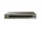 IP-COM G1110PF-8-120W 9GE+1SFP Ethernet Unmanaged Switch With 8-Port PoE
