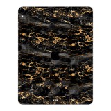 iPad Pro 12.9" ( 2018 - 2019, gen 3 ) - Fekete-arany márvány fólia