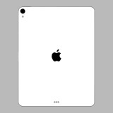iPad Pro 12.9" ( 2018 - 2019, gen 3 ) - Matt fehér fólia