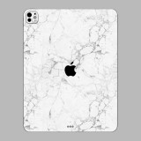 iPad Pro 13 M4 ( 2024 ) - Fehér márvány hátlap fólia