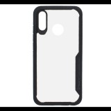 IPAKY műanyag telefonvédő (szilikon keret, közepesen ütésálló, átlátszó hátlap) FEKETE [Huawei P20 Lite] (5996457805181) - Telefontok