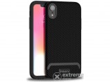 Ipaky telefonvédő gumi/szilikon tok Apple iPhone XR (6,1") készülékhez, fekete