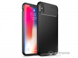 Ipaky telefonvédő gumi/szilikon tok Apple iPhone XS Max (6,5") készülékhez, fekete
