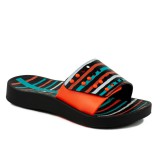 IPANEMA UNISEX SLIDE KIDS black/orange/blue Gyerek papucs