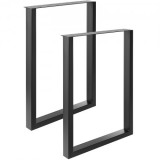 Ipari Acél Asztallábak 711,2 mm 453,6 kg