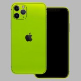iPhone 11 Pro Max - Fényes metál lime fólia