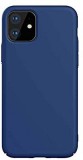 iPhone 11 Pro Max hátlaptok, telefon tok, matt, kék, Devia Nature