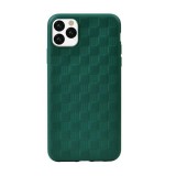 iPhone 11 Pro Max szilikon tok, hátlaptok, telefon tok, zöld, Devia Woven 2