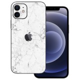 iPhone 12 - Fehér márvány mintás fólia