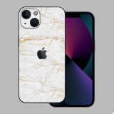 iPhone 13 - Arany márvány mintás fólia