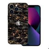 iPhone 13 Pro - Fekete-arany márvány fólia