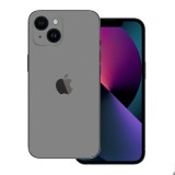 iPhone 14 - Fényes szürke hátlap fólia