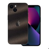 iPhone 14 Plus - Szemcsés matt fekete hátlap fólia
