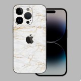 iPhone 14 Pro - Arany márvány mintás fólia