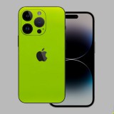 iPhone 14 Pro Max - Fényes metál lime hátlap fólia