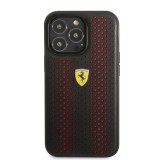 iPhone 14 Pro Max hátlap tok, fekete, Ferrari, FEHCP14XRHOR