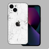 iPhone 15 - Fehér márvány mintás hátlap fólia