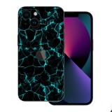 iPhone 15 - Kék füstcsíkos hátlap fólia