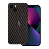 iPhone 15 Plus - 3D fekete karbon hátlap fólia
