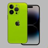 iPhone 15 Pro - Fényes metál lime fólia