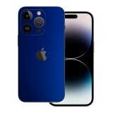 iPhone 15 Pro - Matt króm sötétkék hátlap fólia