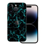 iPhone 15 Pro Max - Kék füstcsíkos hátlap fólia
