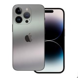 iPhone 15 Pro Max - Matt króm ezüst hátlap fólia