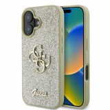 IPHONE 16 GUESS tok GUHCP16SHG4SGD (Fixed Glitter Big 4G) Arany