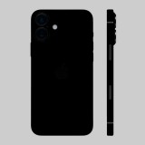 iPhone 16 - Matt fekete hátlap fólia