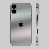 iPhone 16 - Matt króm ezüst hátlap fólia