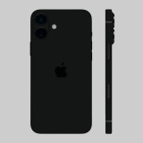 iPhone 16 Plus - Fényes fekete hátlap fólia