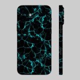 iPhone 16 Plus - Kék füstcsíkos hátlap fólia