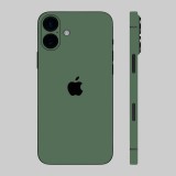 iPhone 16 Plus - Matt katonai zöld hátlap fólia