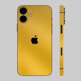 iPhone 16 Plus - Matt króm arany hátlap fólia
