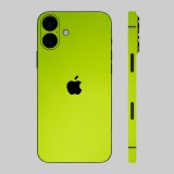 iPhone 16 Plus - Matt króm lime hátlap fólia