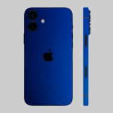 iPhone 16 Plus - Matt króm sötétkék hátlap fólia