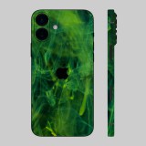 iPhone 16 Plus - Zöld festék mintás hátlap fólia
