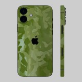 iPhone 16 Plus - Zöld katonai mintás hátlap fólia