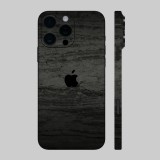 iPhone 16 Pro - Fekete fa mintás hátlap fólia