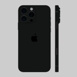 iPhone 16 Pro - Fényes fekete hátlap fólia
