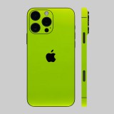 iPhone 16 Pro - Fényes metál lime hátlap fólia