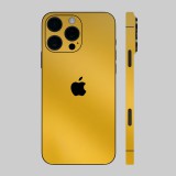 iPhone 16 Pro - Matt króm arany hátlap fólia