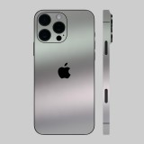 iPhone 16 Pro - Matt króm ezüst hátlap fólia
