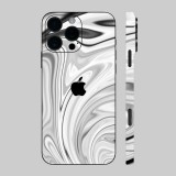 iPhone 16 Pro Max - Black and white liquid hátlap fólia