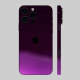 iPhone 16 Pro Max - Fényes sötét lila hátlap fólia