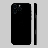 iPhone 16 Pro Max - Matt fekete hátlap fólia