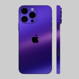 iPhone 16 Pro Max - Matt króm szatén lila hátlap fólia